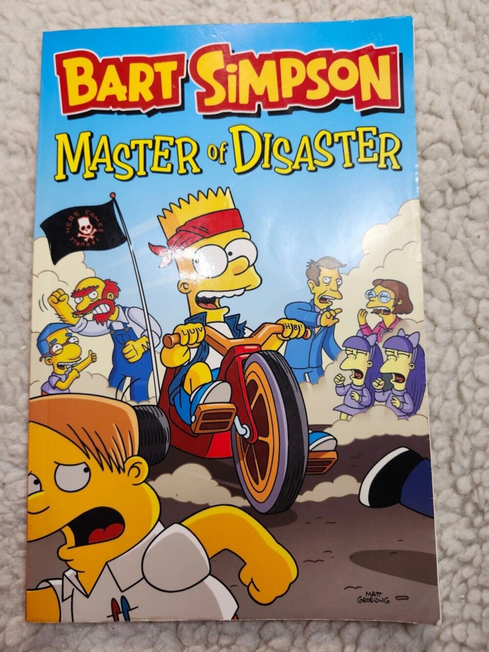 Bart Simpson Master of Disaster Graphic Novel Matt Groening Paperback 2016